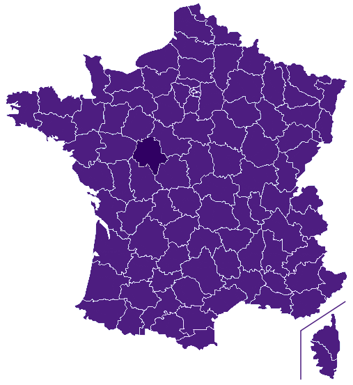 Toilettes publiques Indre-et-Loire