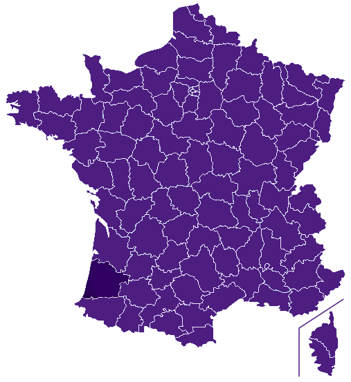Toilettes publiques Landes