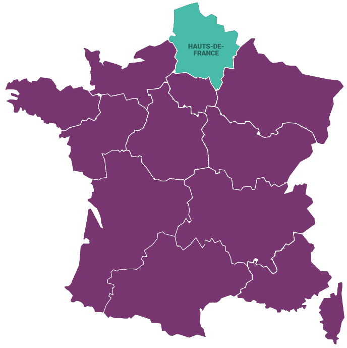 Toilettes publiques Hauts-de-France